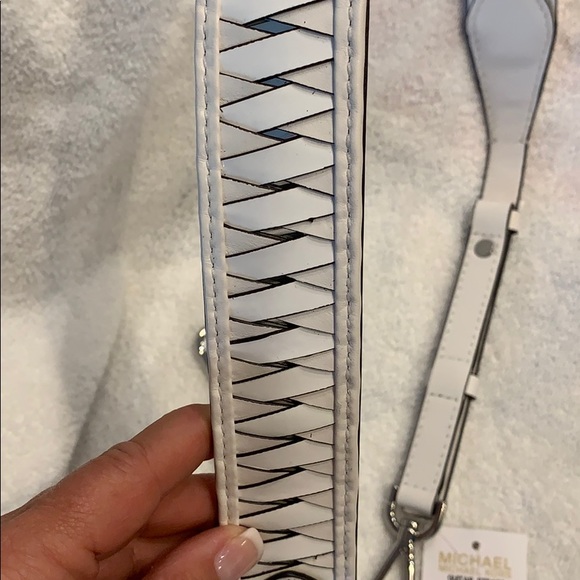 Michael Kors Woven Leather Shoulder Strap - Picture 2 of 6